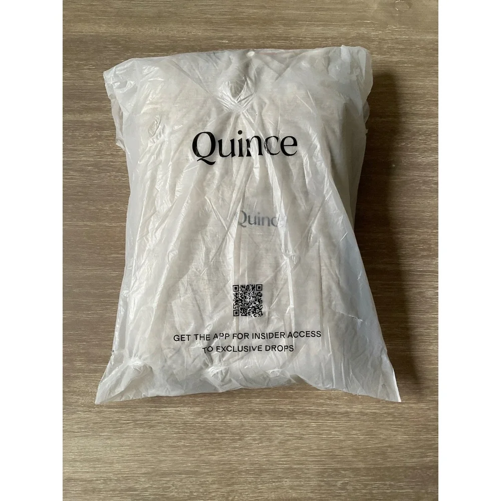 Quince European Linen Chambray Duvet Cover Set Natural King/Cal King New W/ Tags